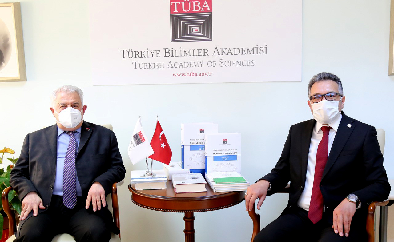 Selçuk Üniversitesi Rektörü Prof. Metin Aksoy'dan TÜBA'ya Ziyaret